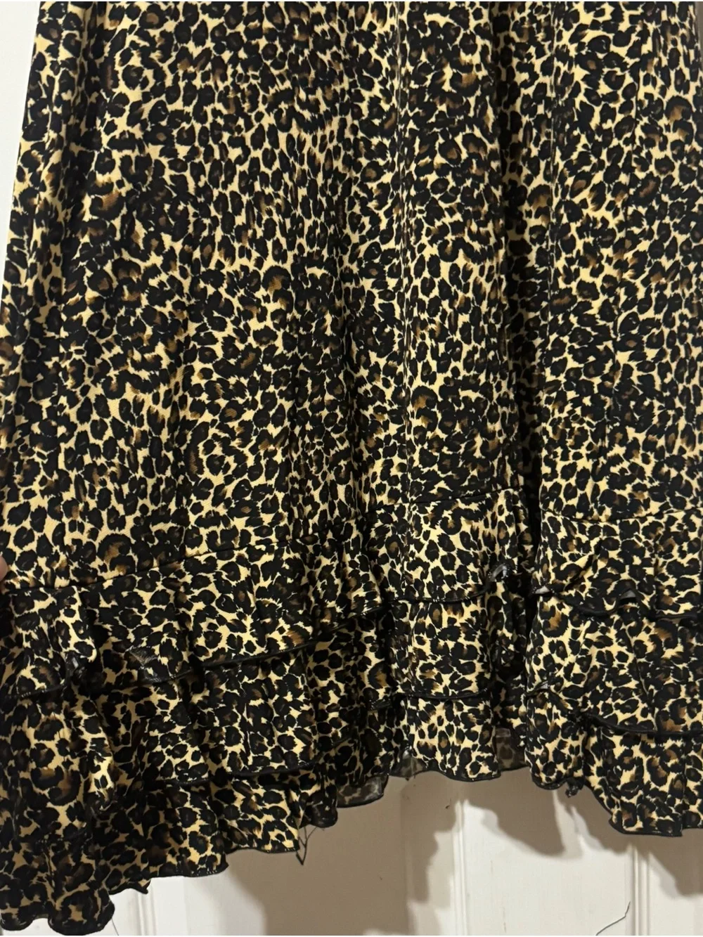 MSK Leopard Print dress- cheetah print